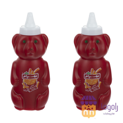عکس  (مهرام) سس گوجه عروسکی خرسی 455گرمی( تپلی)