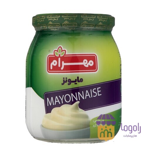 عکس  (مهرام) سس مایونز شیشه ای 450گرمی 