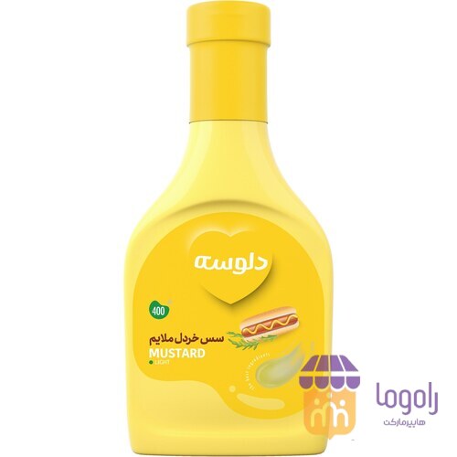 عکس  (دلوسه) سس خردل ملایم 400 گرمی
